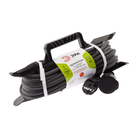 Удлинитель силовой ЭРА 1гн 10м с/з UFx-1e-3x2,5-10m-IP44(kg) 299567