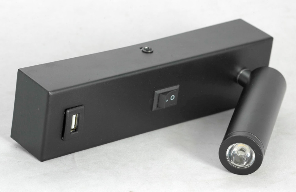 Спот с USB LGO COZY LSP-8242, цвет черный - фото 4