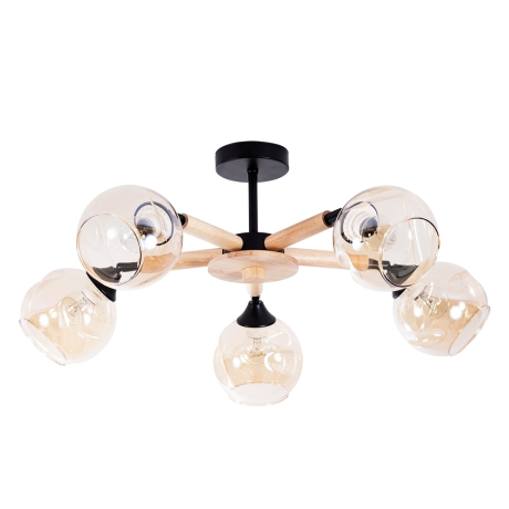 Нарушена упаковка! <436903> Потолочная люстра Arte Lamp Branson A4370PL-5BR