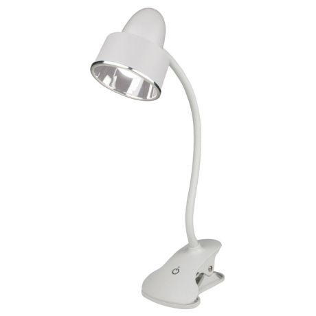 Сенсорная настольная лампа с диммером на прищепке Uniel TLD-557 Beige/LED/350Lm/5500K/Dimmer (UL-00004139) 