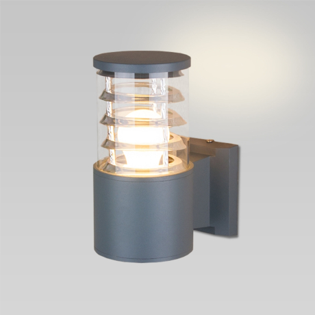 Уличный настенный светильник Elektrostandard Techno 1408 серый (a032623)