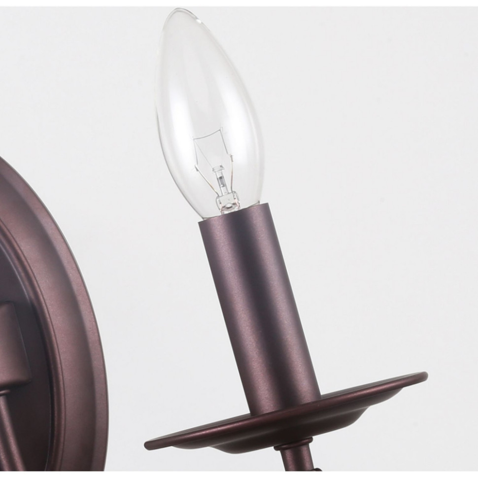 Бра F-Promo Plini с лампочками 2590-2W+Lamps E14 Свеча, цвет кофейный 2590-2W+Lamps E14 Свеча - фото 4