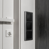 Рамка на 3  поста (черный) Werkel W0031808