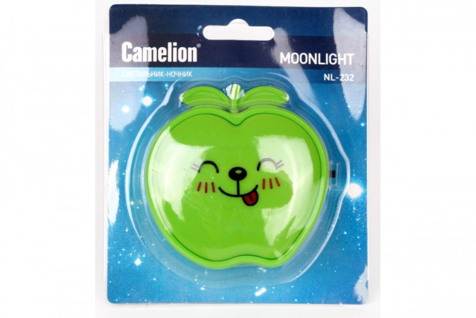 NL-232 ''Яблоко'' LED ночник Camelion 13807, цвет зеленый - фото 2