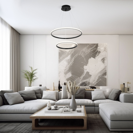 Подвесной светильник Eurosvet Collars 90264/2 черный 