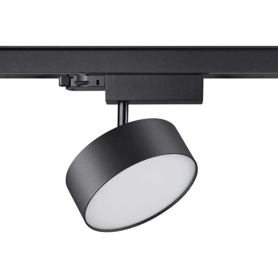Трехфазный LED светильник 24W 4000К для трека Prometa Novotech 358759, цвет чёрный - фото 1