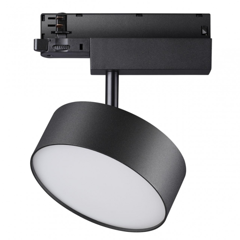 Трехфазный LED светильник 24W 4000К для трека Prometa Novotech 358759, цвет чёрный - фото 4