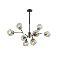 Люстра на штанге с лампочками Omnilux OML-95107-08+Lamps