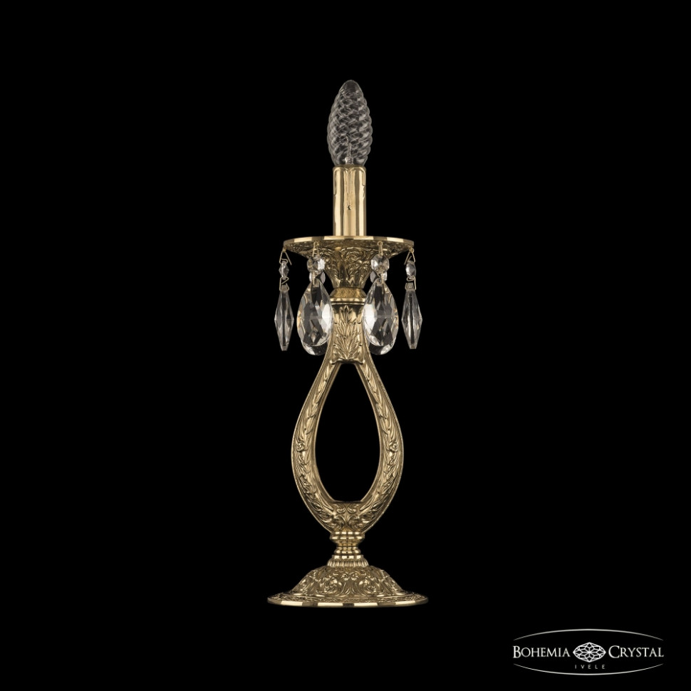 Настольная лампа Bohemia Ivele Crystal 71300L/1-33 G, цвет золото 71300L/1-33 G - фото 1