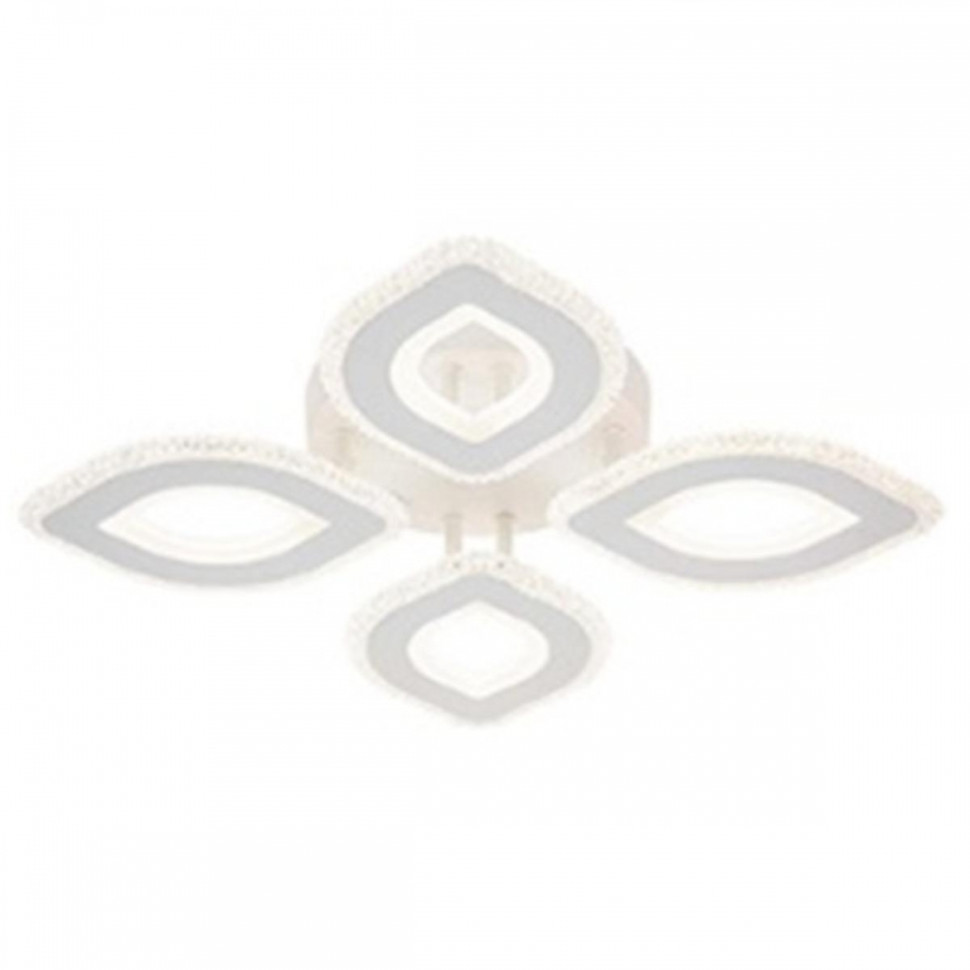 Потолочная диммируемая люстра с пультом ДУ Escada Diamond 10264/4LED, цвет белый 10264/4LED - фото 1
