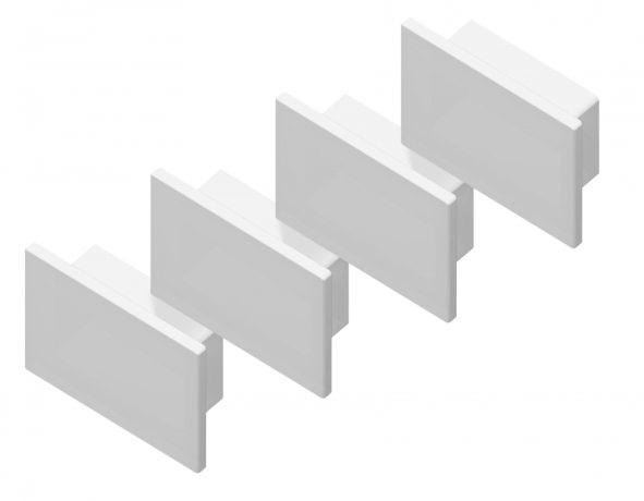 Набор заглушек для профиля Ambrella Light GP GP8350