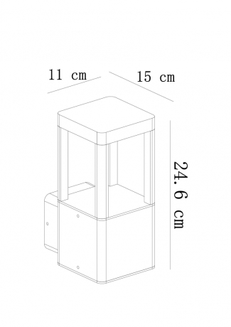 Светильник на штанге Arte Lamp Pherkad A2726AL-1BK