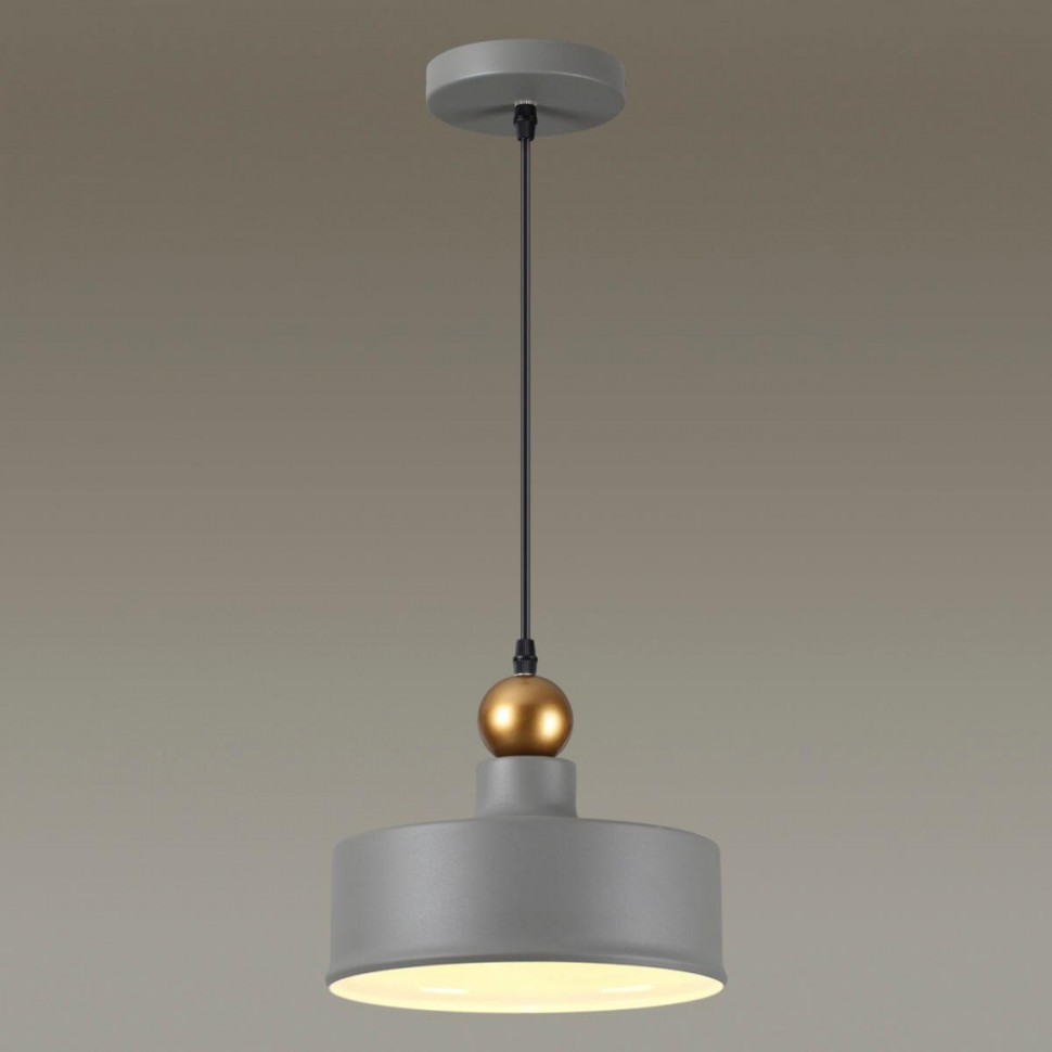 4089/1 Подвесной светильник Odeon Light Bolli, цвет серый 4089/1 - фото 3