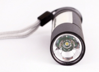 Ultraflash LED51523  (фонарь акк 4В, черн., 2LED, 3 Вт, 3 реж, USB, бокс са)