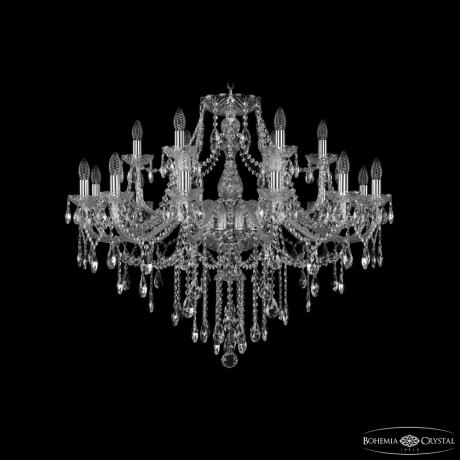 Люстра 1415/12+6/360 Ni Bohemia Ivele Crystal 