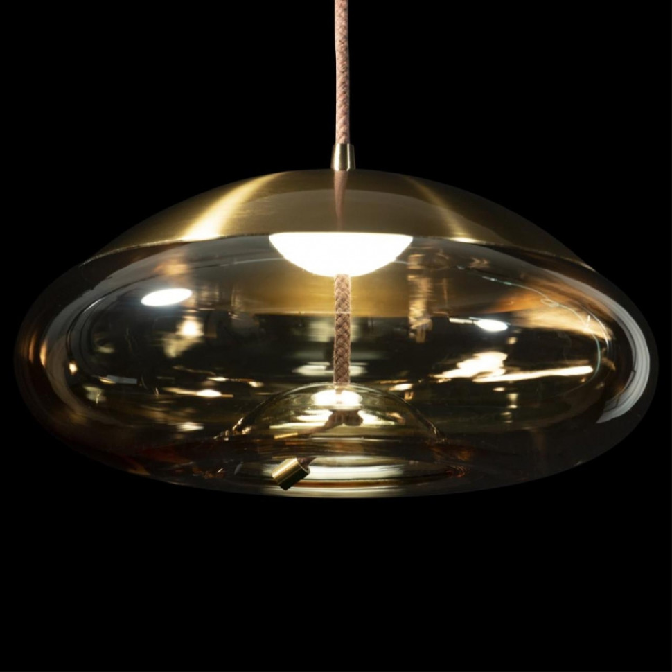 Подвесной светодиодный светильник Loft it Knot 8135-D, цвет золото - фото 4