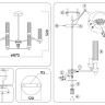 Люстра на штанге Ambrella Light HIGH LIGHT LH55151
