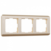 Рамка на 3 поста Werkel Stream (шампань) W0032111