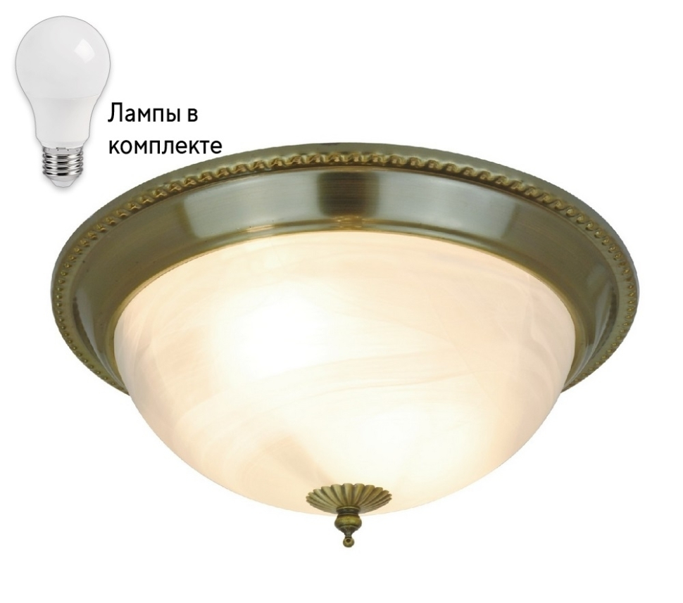 Потолочный светильник с лампочками Arte lamp A1305PL-2ABLamps 4990₽