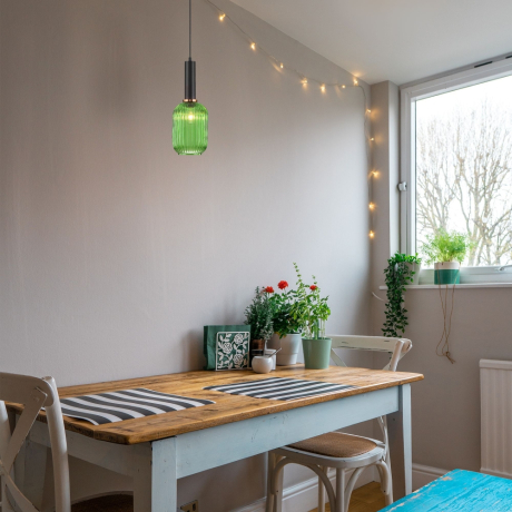 Подвесной светильник Eurosvet Bravo 50181/1 зеленый 