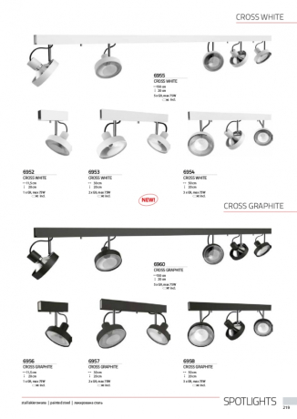6957 Спот Nowodvorski CROSS GRAPHITE II 