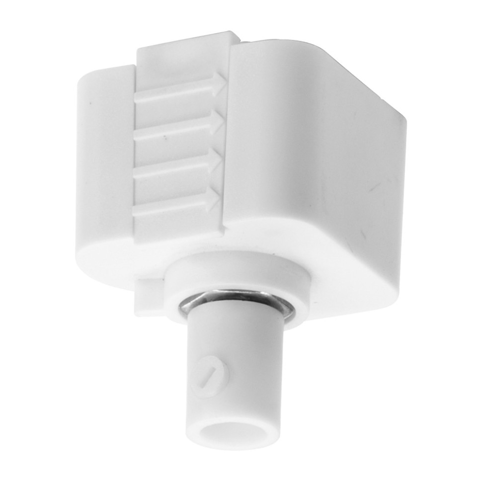 Коннектор для однофазного шинопровода Track Accessories Arte Lamp A240033, цвет белый - фото 1