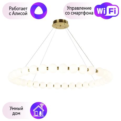 Подвесная люстра Favourite Gubbare с поддержкой Алиса 4014-10P-A 