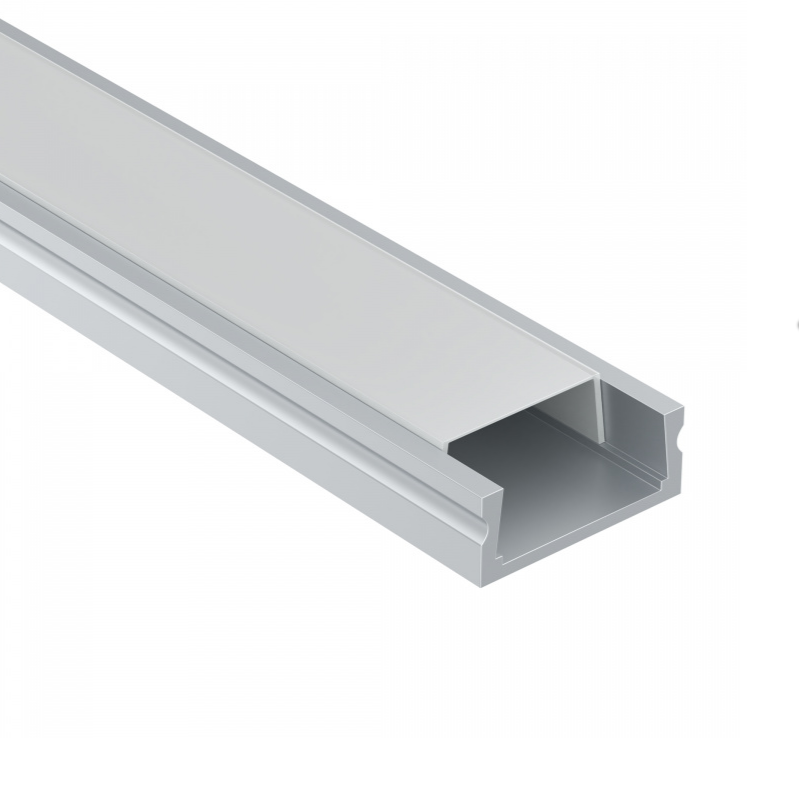 2м. Встраиваемый алюминиевый профиль для светодиодной ленты Maytoni Led strip ALM001S-2M алюминиевый профиль 15x6 alm001s 2m