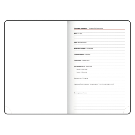 Нарушена упаковка!  <795500> Ежедневник датированный 2026, А5, 138х213 мм, BRAUBERG "Plain", под кожу, резинка, держатель для ручки, фиолетовый, 117509