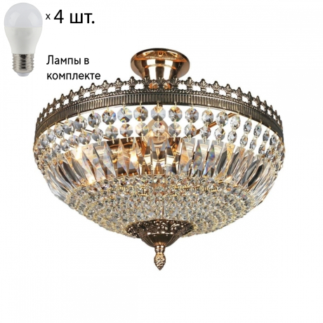 Люстра потолочная с лампочками Omnilux OML-76607-04+Lamps 