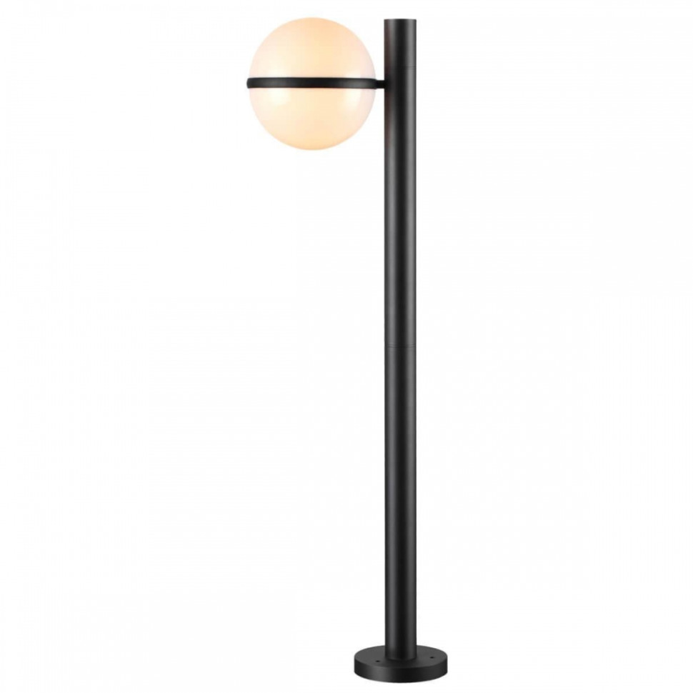 Уличный столб со светодиодной лампочкой E27, комплект от Lustrof. №258677-694167, цвет черный - фото 2