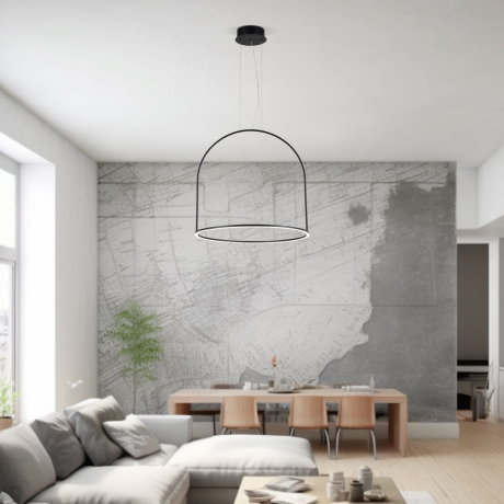 Подвесной светильник Eurosvet Over 90323/1 черный 