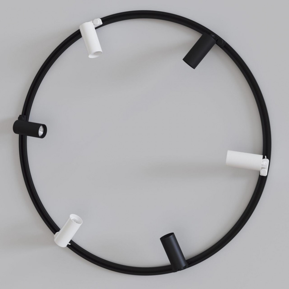 Однофазный круглый шинопровод Maytoni Busbar trunkings TRX002-111B, цвет черный