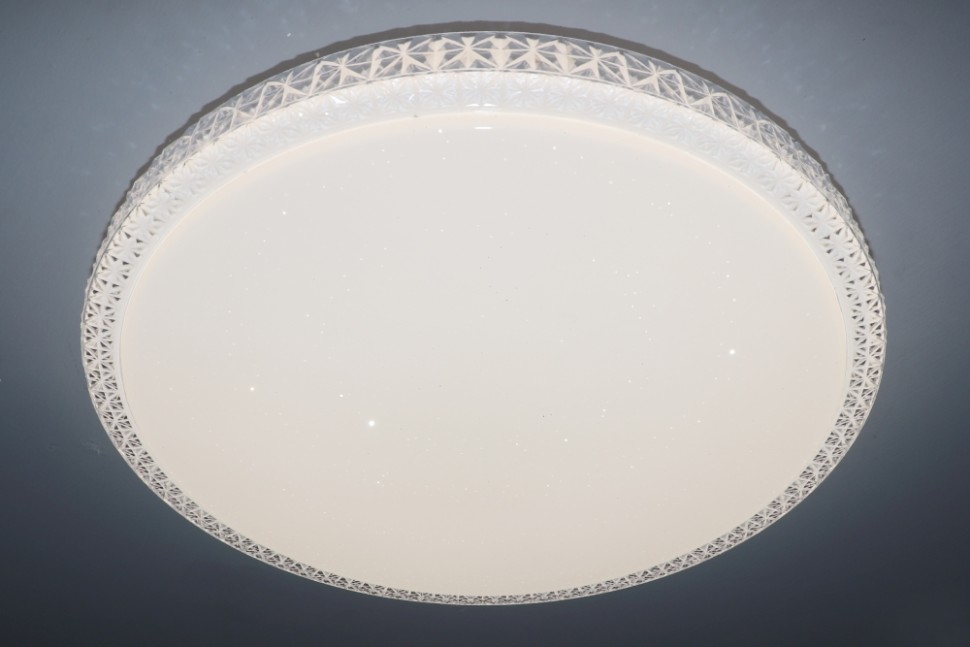 Потолочная светодиодная люстра с Bluetooth и пультом Natali Kovaltseva LED LAMPS 81077, цвет белый - фото 3