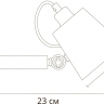 Спот с 1 лампочкой Arte lamp A7141AP-1WH+Lamps 