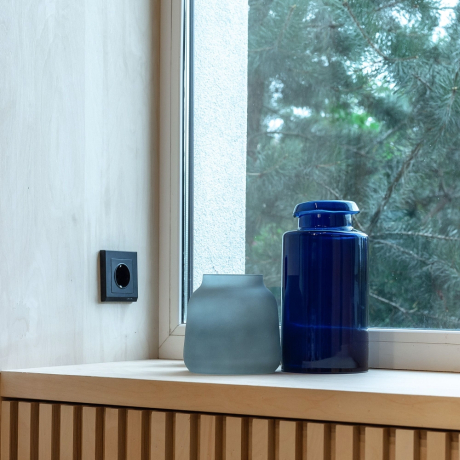 Рамка на 1 пост (черный) Werkel 32984