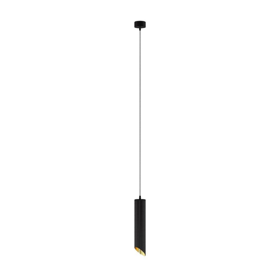 Подвесной светильник Maytoni Lipari P044PL-01-30GU10-B, цвет черный с золотом - фото 1