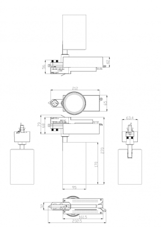 Трековый светодиодный светильник ЭРА SТR-30-36-30K-W40 Б0049774 