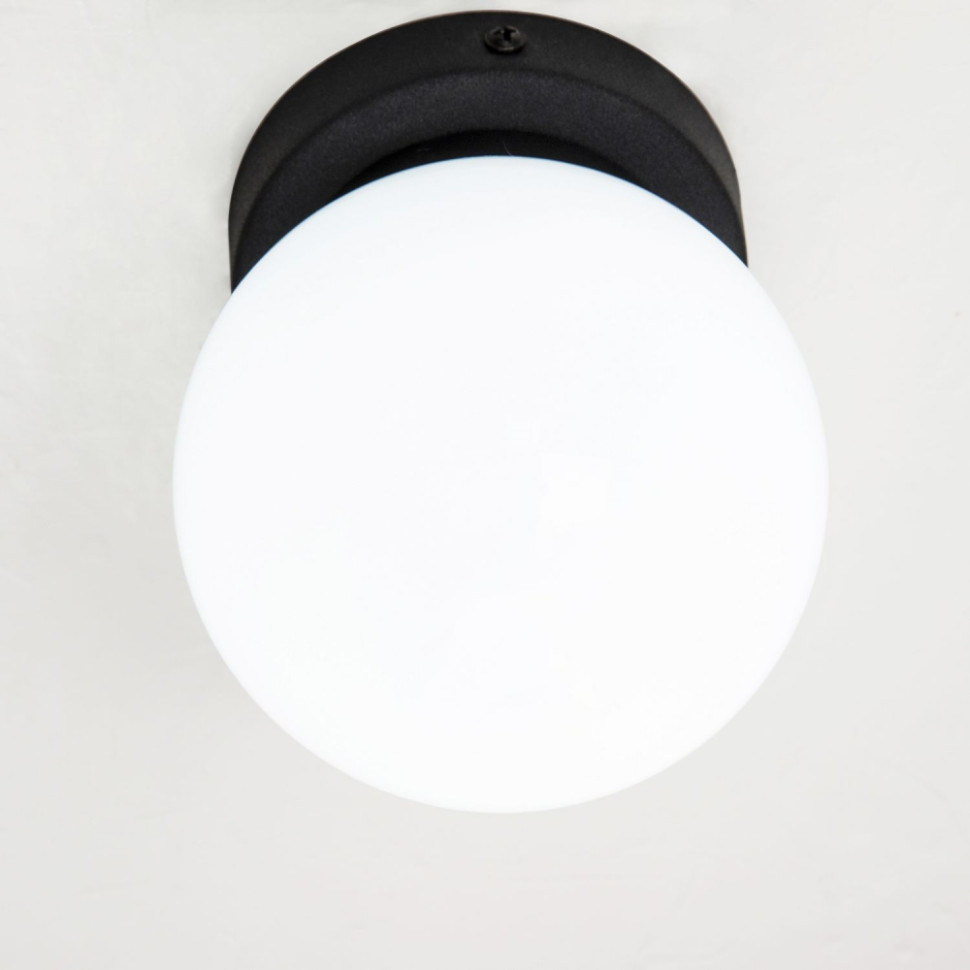 Уличный настенный светильник с лампами светодиодными, комплект от Lustrof. №445934-618325, цвет черный - фото 2