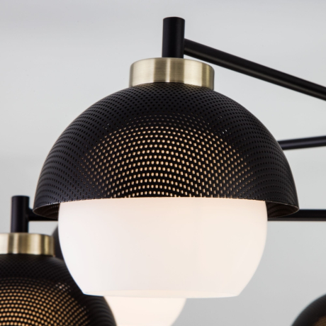 Люстра на штанге Eurosvet Nocciola 70106/8 черный 