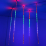 2*1м. Уличная гирлянда тающие сосульки RGB Ardecoled  230V ARD-Icefall--D12-1000-5Pcs-Clear-120Led-Live RGB (424081)