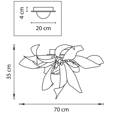 754166 Потолочная люстра Lightstar с поддержкой Маруся Turbio 