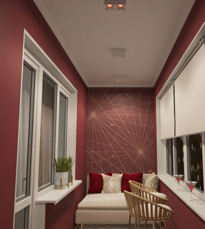 Накладной светильник Denkirs DK3085-WH+RD 