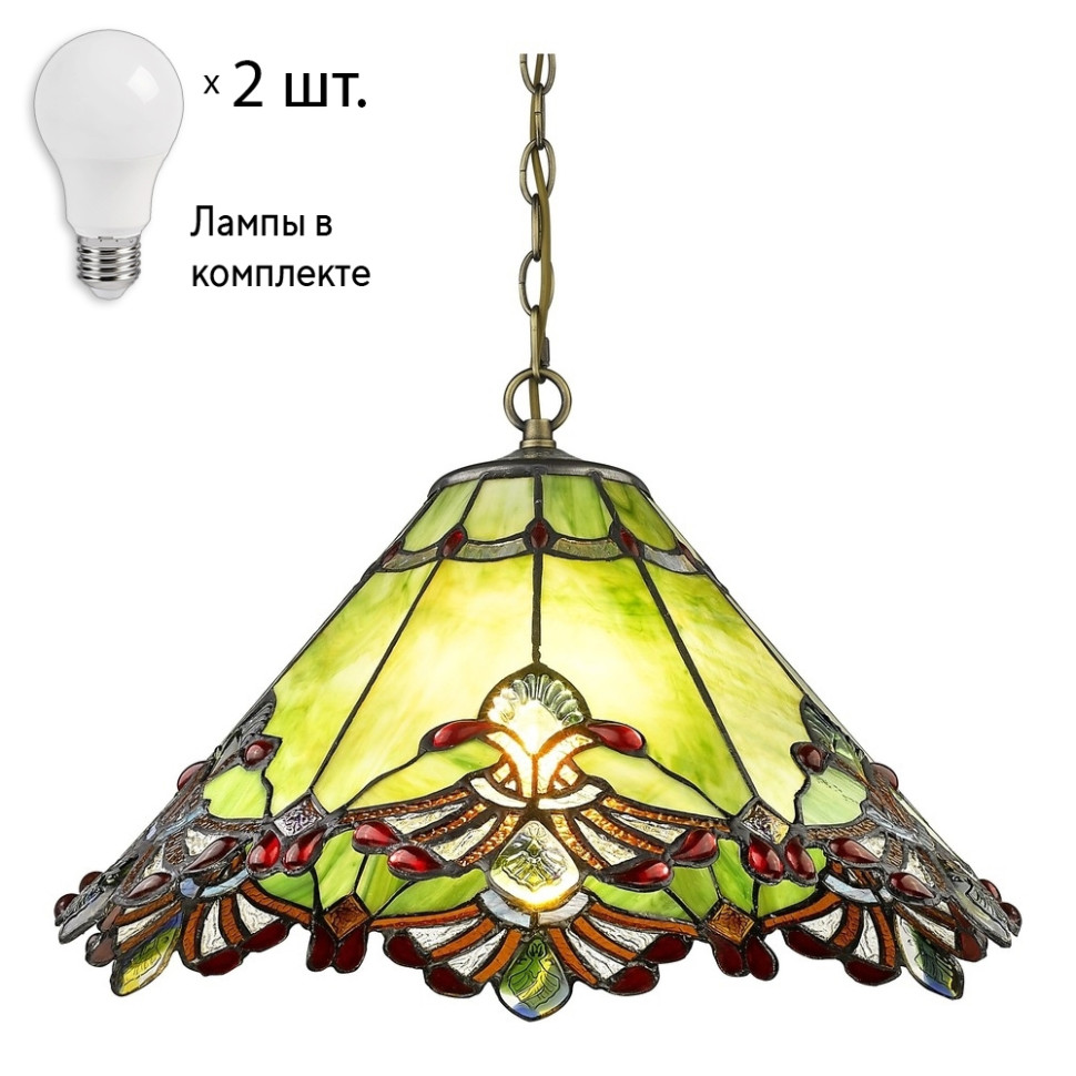 Люстра с лампочками Velante 863-826-02+Lamps, цвет бронза 863-826-02+Lamps - фото 1