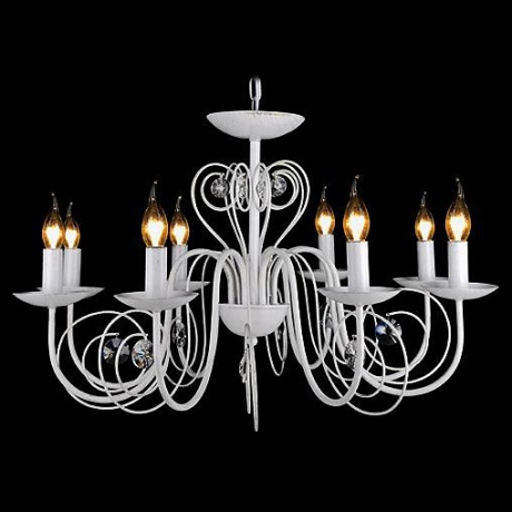 Подвесная люстра Eurosvet Tomas 60018/8 белый с золотом 