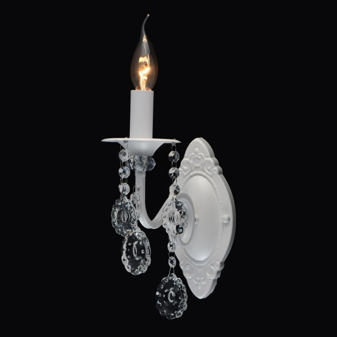 Бра со свeтодиодной лампочкой E14, комплект от Lustrof. №196738-669701, цвет белый - фото 2