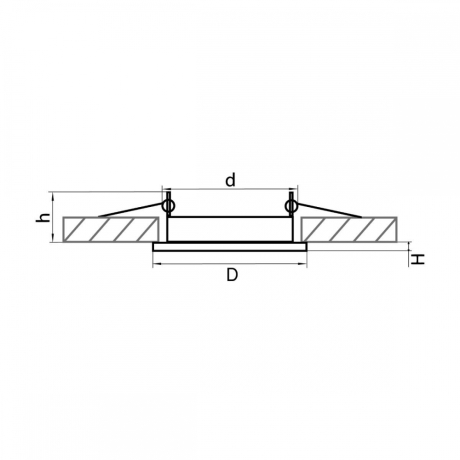 Встраиваемый светильник Lightstar Tensio 212117