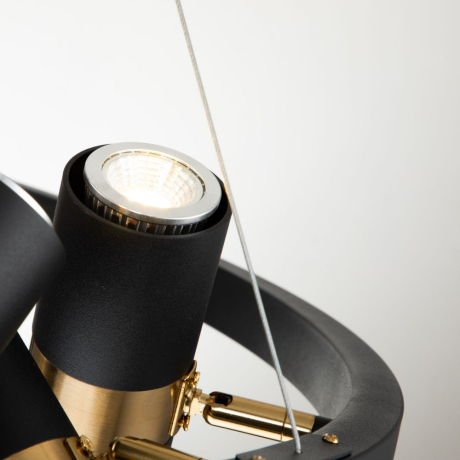 Подвесная люстра с лампочками  Favourite Light point 2997-9P+Lamps Gu10 