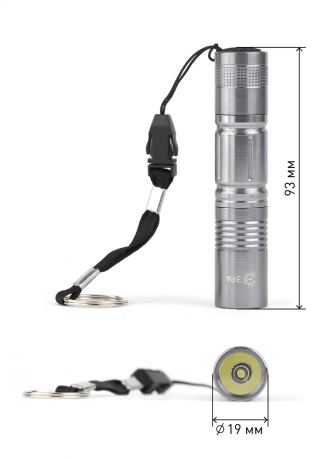 Карманный светодиодный фонарь ЭРА от батареек 93х19 60 лм SDB1 173253