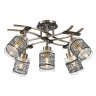 Люстра потолочная Citilux Мерида CL142152 Хром Матовый + Венге
